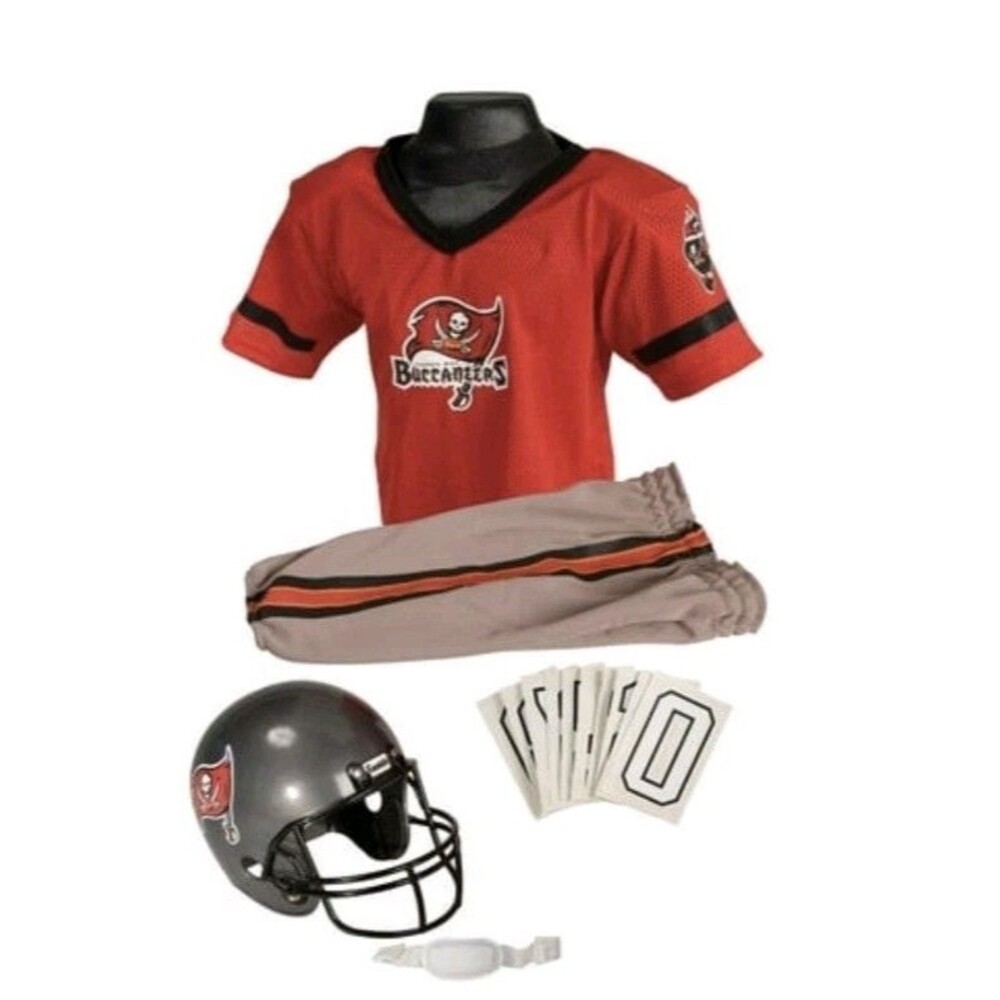 Franklin Sports Tampa Bay Buccaneers Uniform Set Youth NFL Football Kids Medium